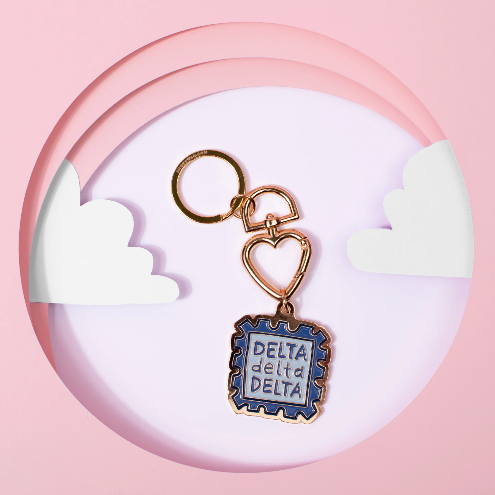 Sorority Enamel Keychain