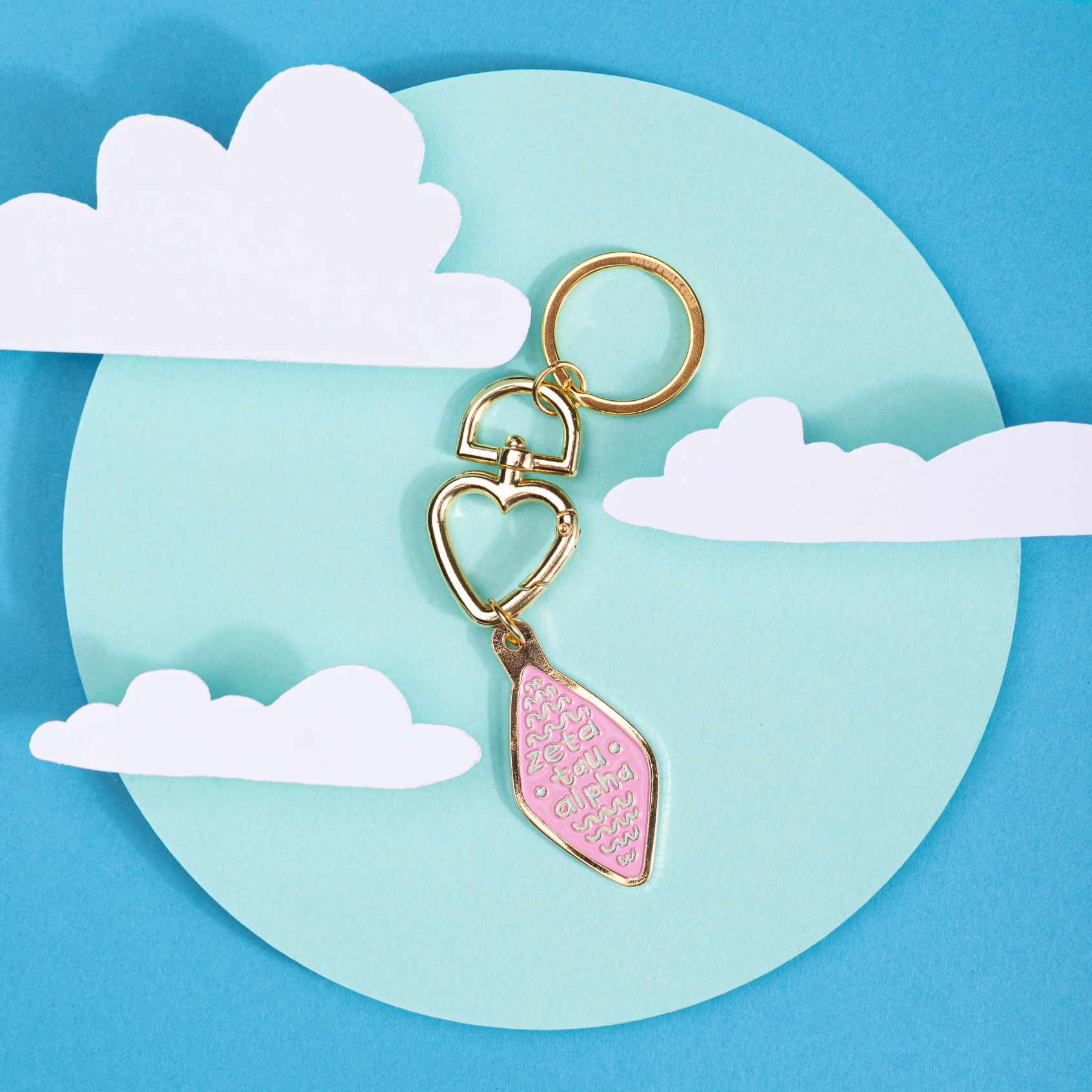 Sorority Enamel Keychain