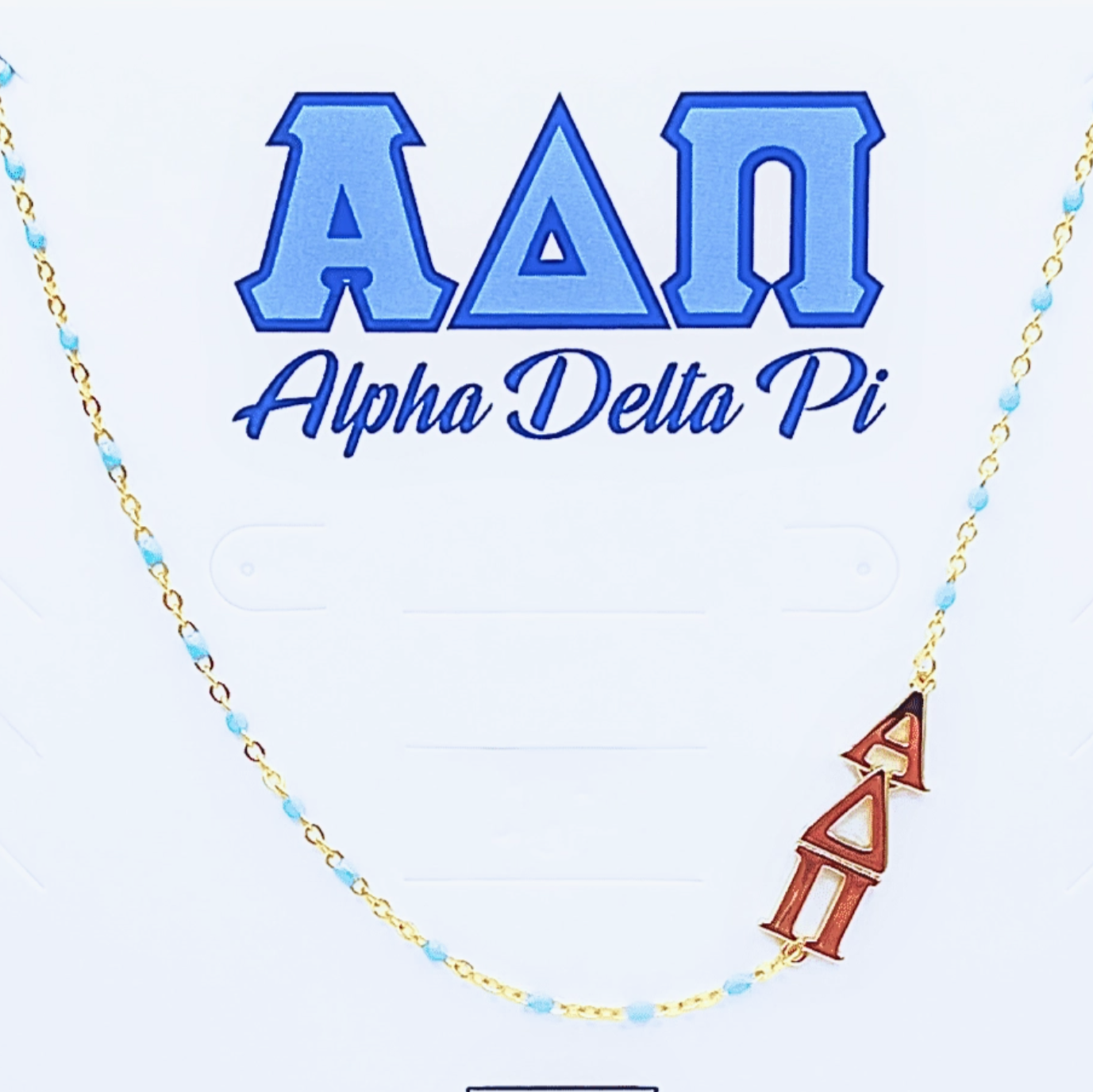 Greek Letter Necklace