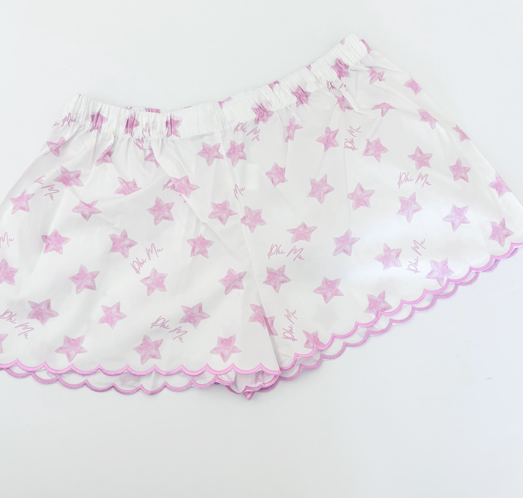 Greek Scalloped Shorts