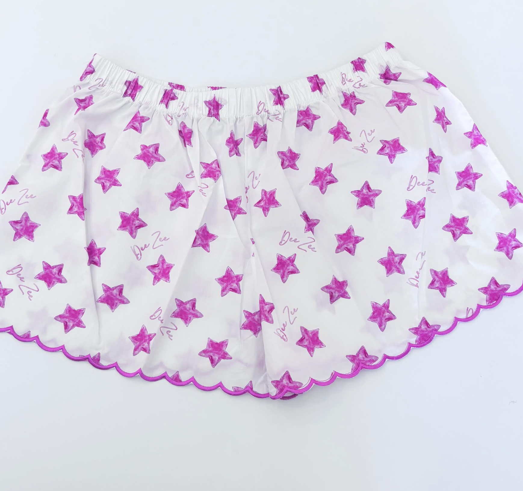 Greek Scalloped Shorts