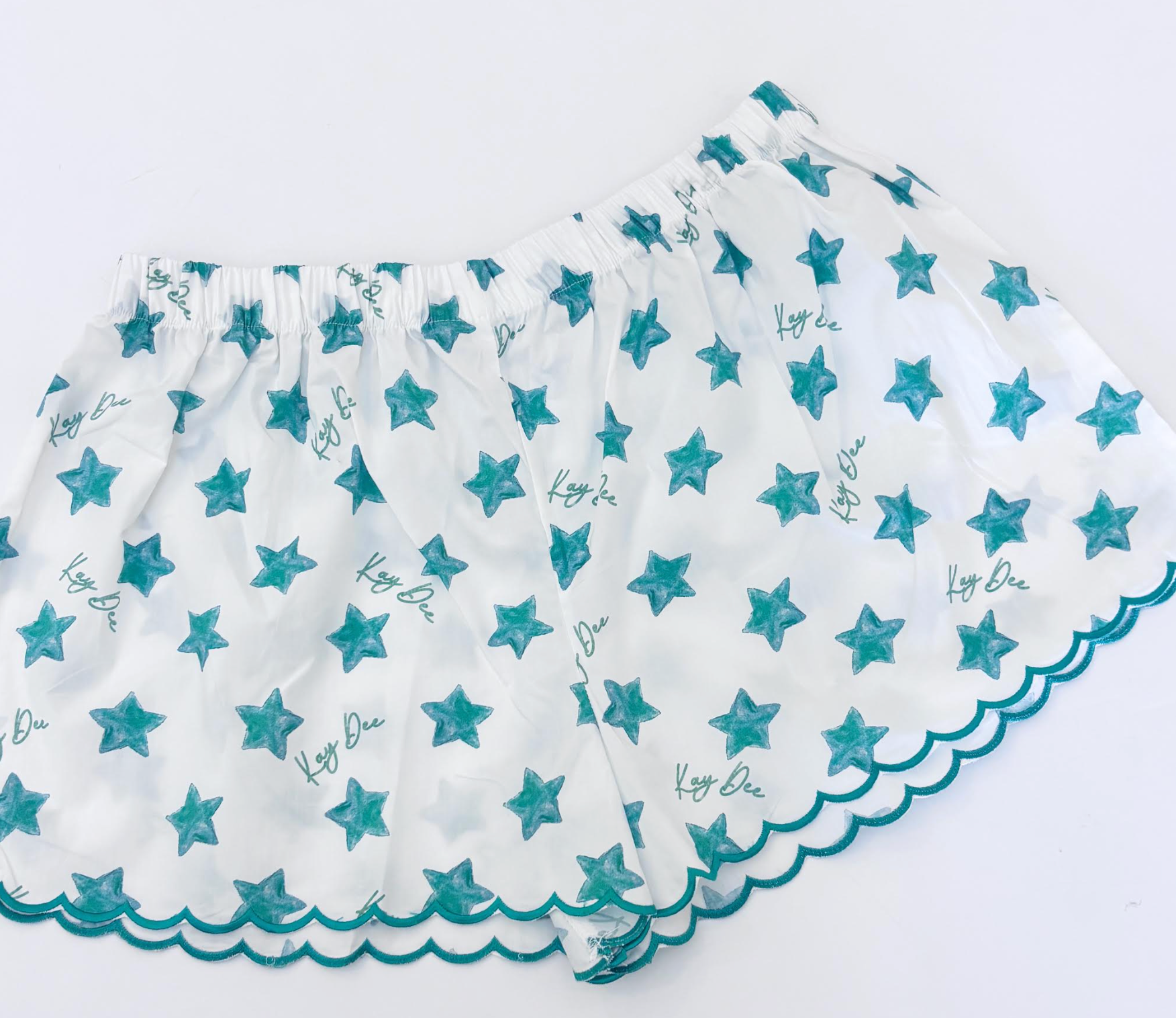 Greek Scalloped Shorts