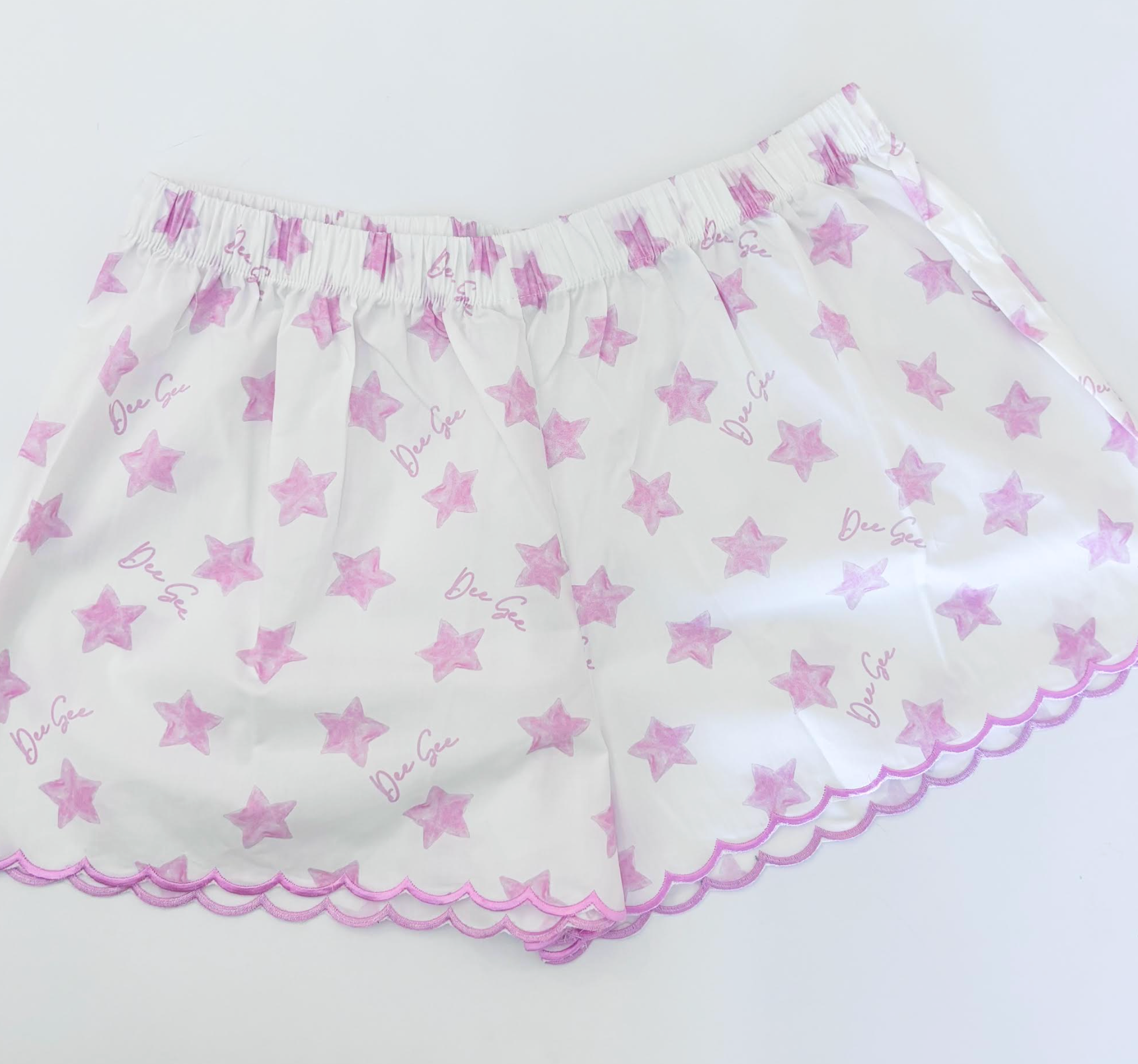 Greek Scalloped Shorts