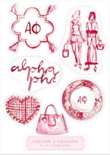 Sorority Sticker Sheet