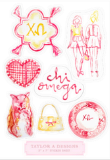 Sorority Sticker Sheet
