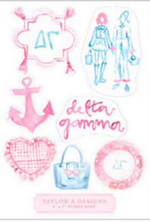 Sorority Sticker Sheet