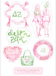 Sorority Sticker Sheet