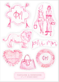 Sorority Sticker Sheet
