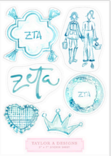 Sorority Sticker Sheet
