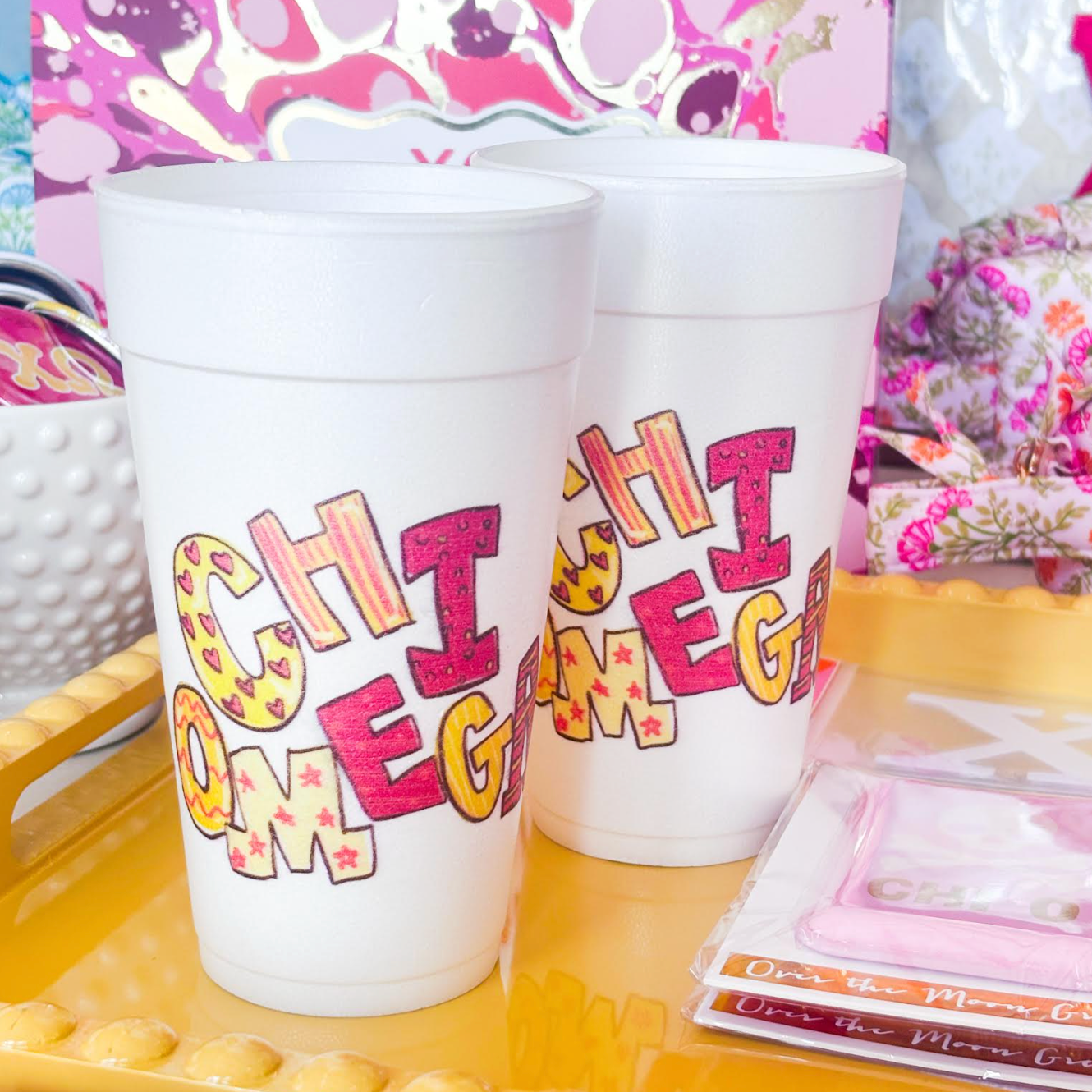 Greek Foam Cups