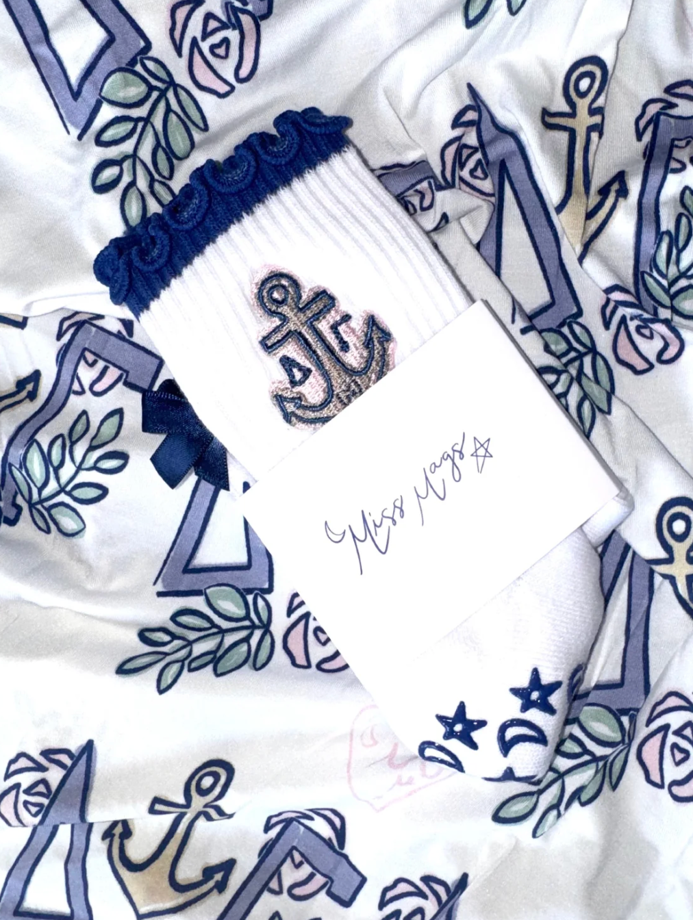 Sorority Grippy Socks