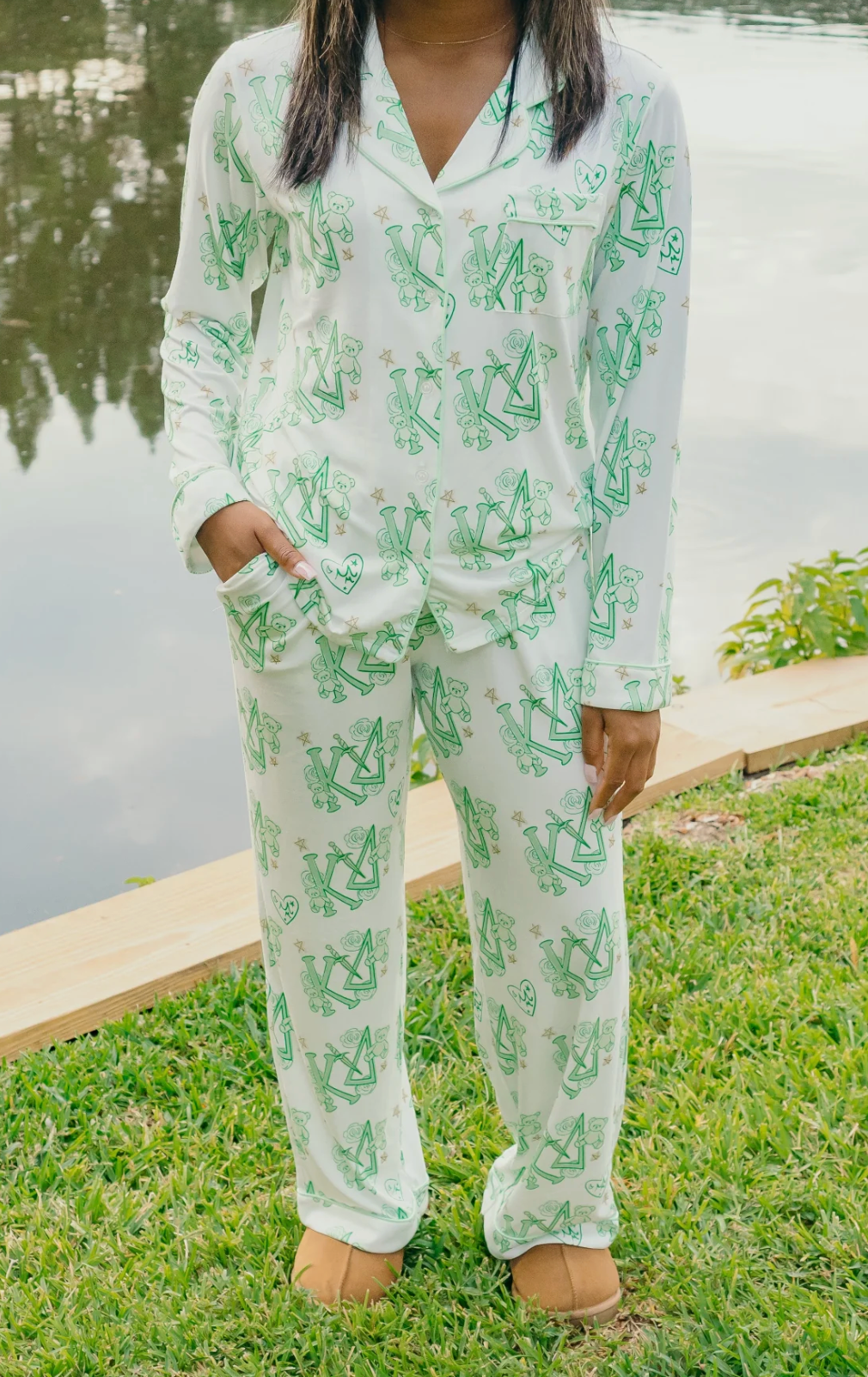 Sorority Long PJ Set
