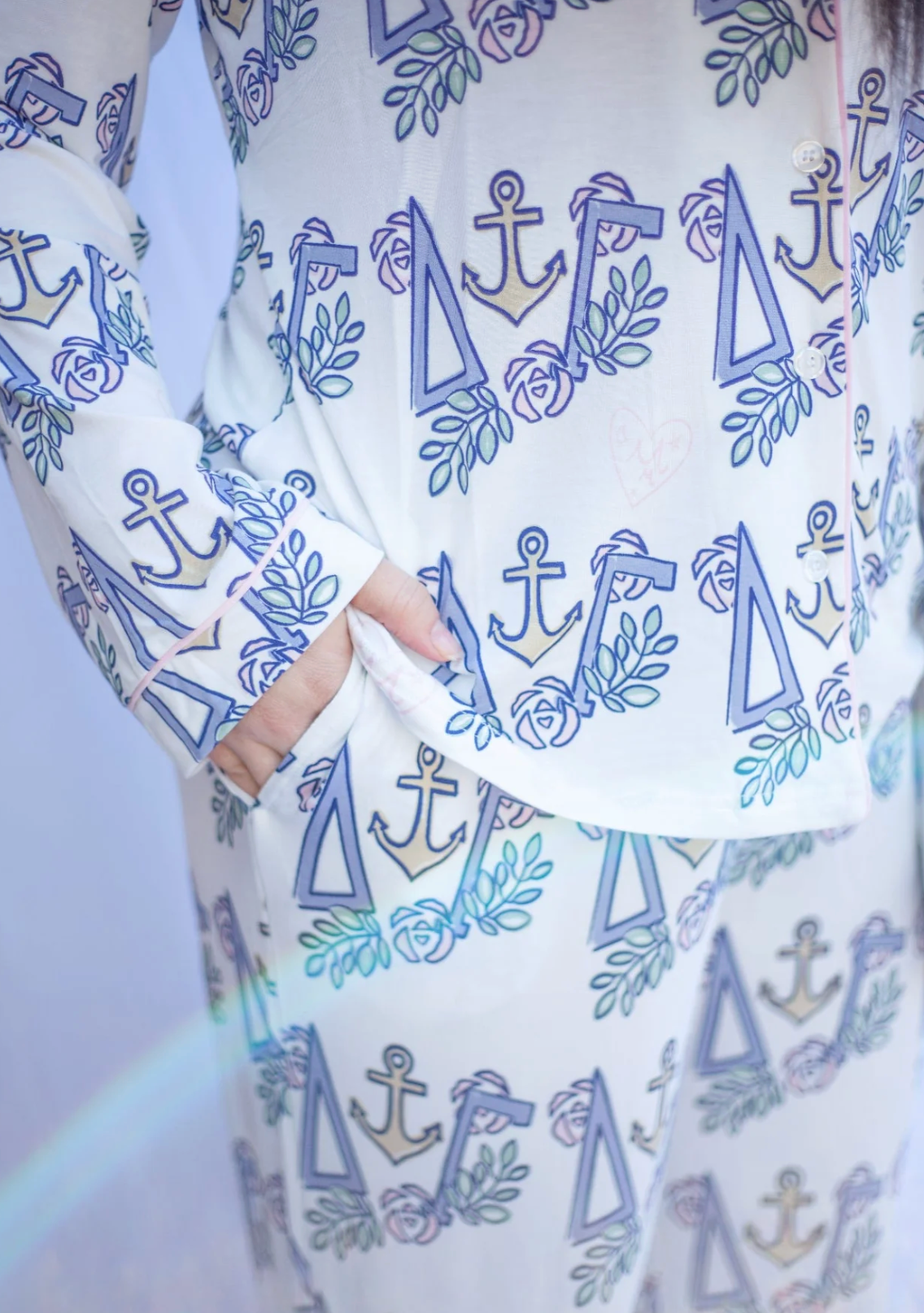 Sorority Long PJ Set