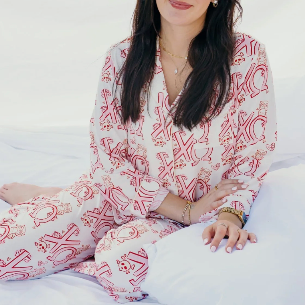 Sorority Long PJ Set