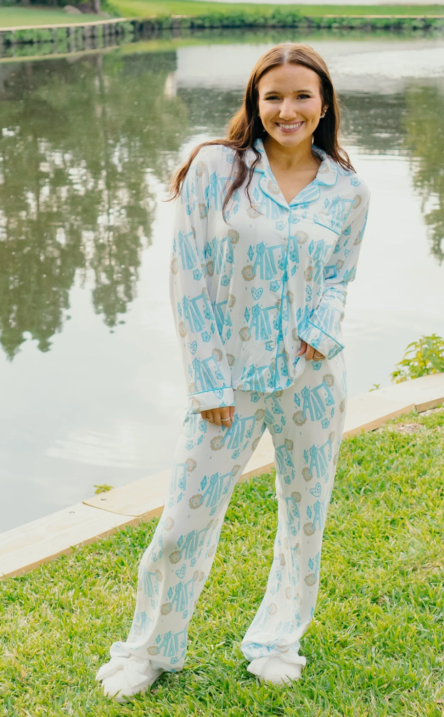 Sorority Long PJ Set
