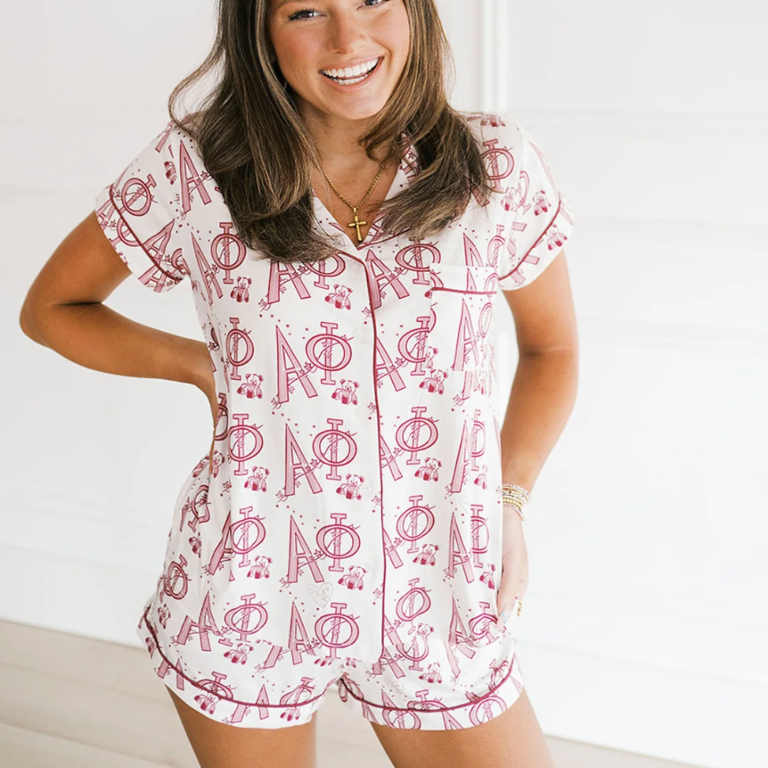 Sorority Short PJ Set