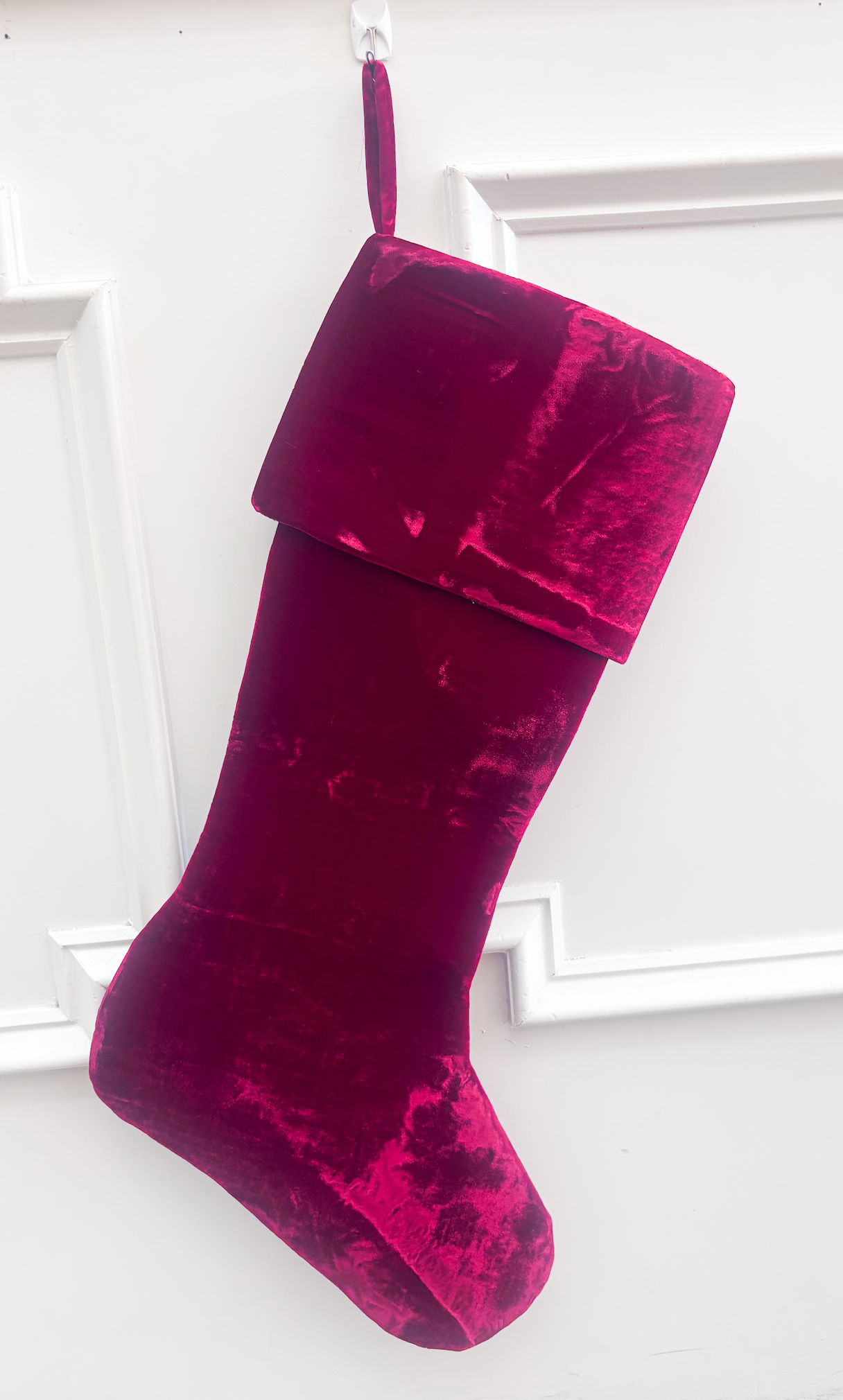 Vintage French Velvet Stocking