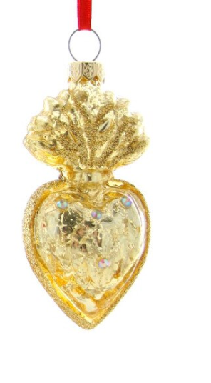 Small Sacred Heart Ornament