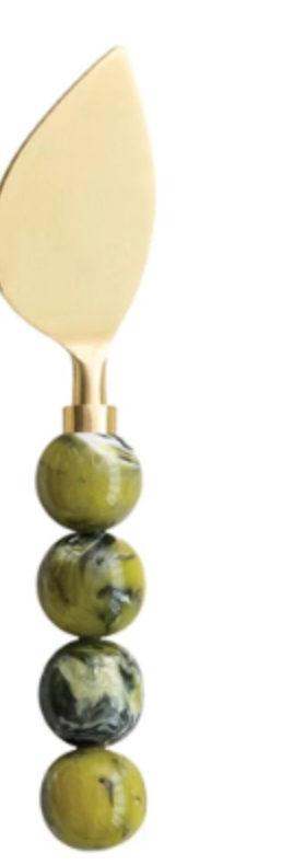 Cheese Knives with Resin Bubble Handle