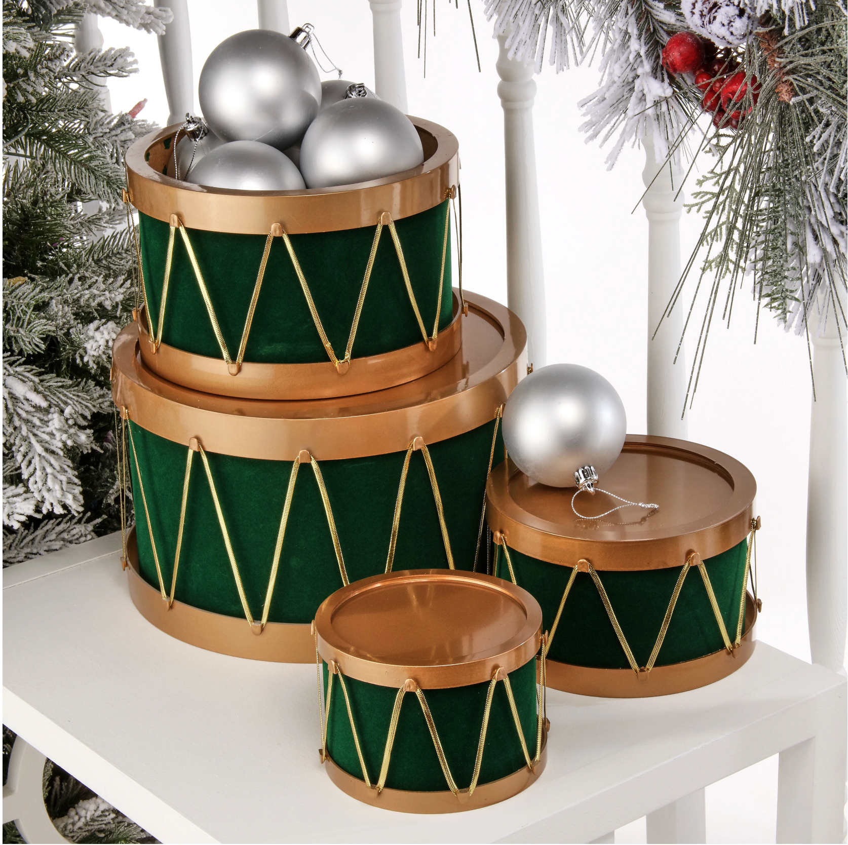 Flocked Drum Set