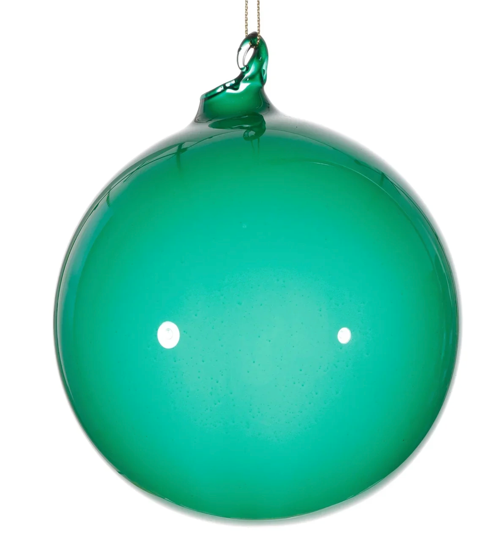 4.72" Bubblegum Ball Glass Ornament