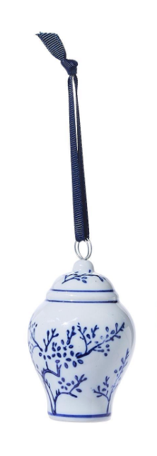 Blue and White Jar Ornament