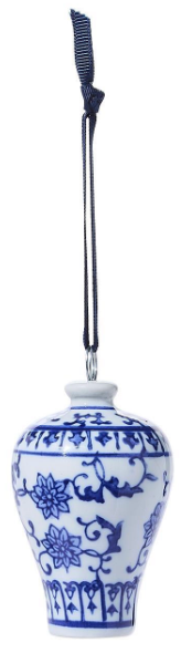 Blue and White Jar Ornament
