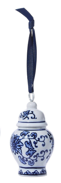 Blue and White Jar Ornament
