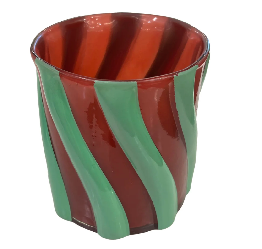 Swirl Hurricane Jar 6"