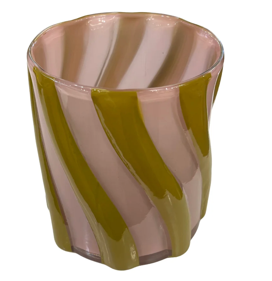 Swirl Hurricane Jar 6"