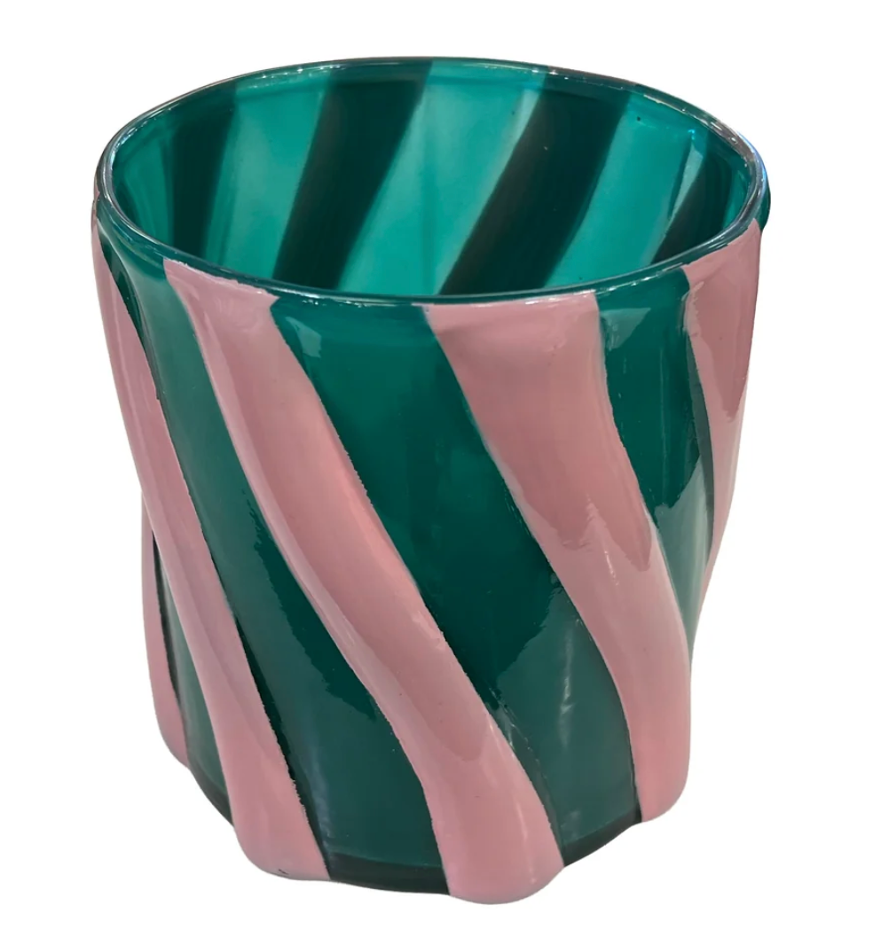 Swirl Hurricane Jar 6"
