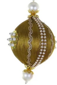 Pushpin Beaded Bauble Ornament