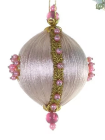 Pushpin Beaded Bauble Ornament
