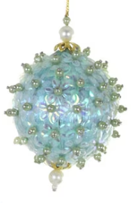 Pushpin Beaded Bauble Ornament