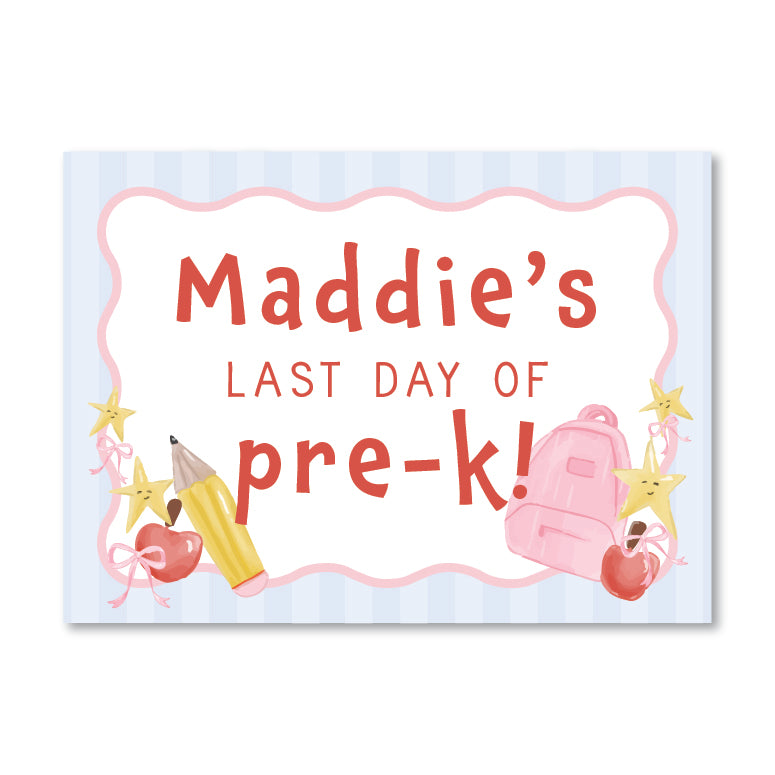 Back to School Sign