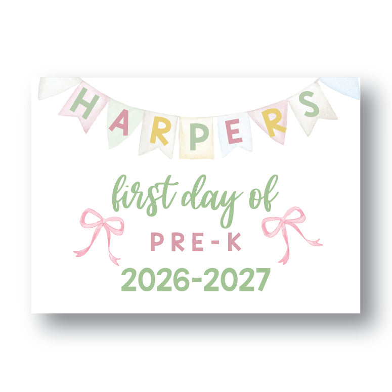 Back to School Sign