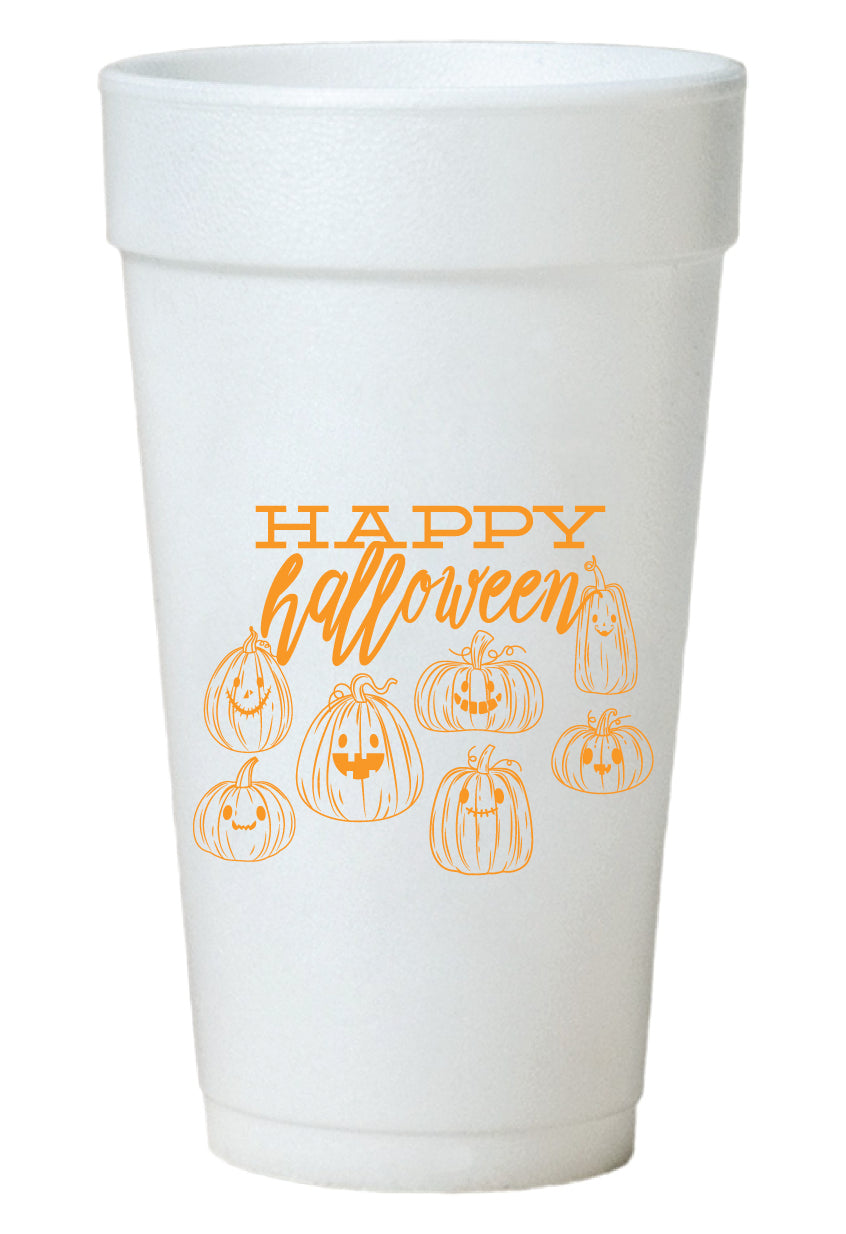 Halloween Styrofoam Cups