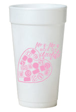 Load image into Gallery viewer, Valentines Styrofoam Cups