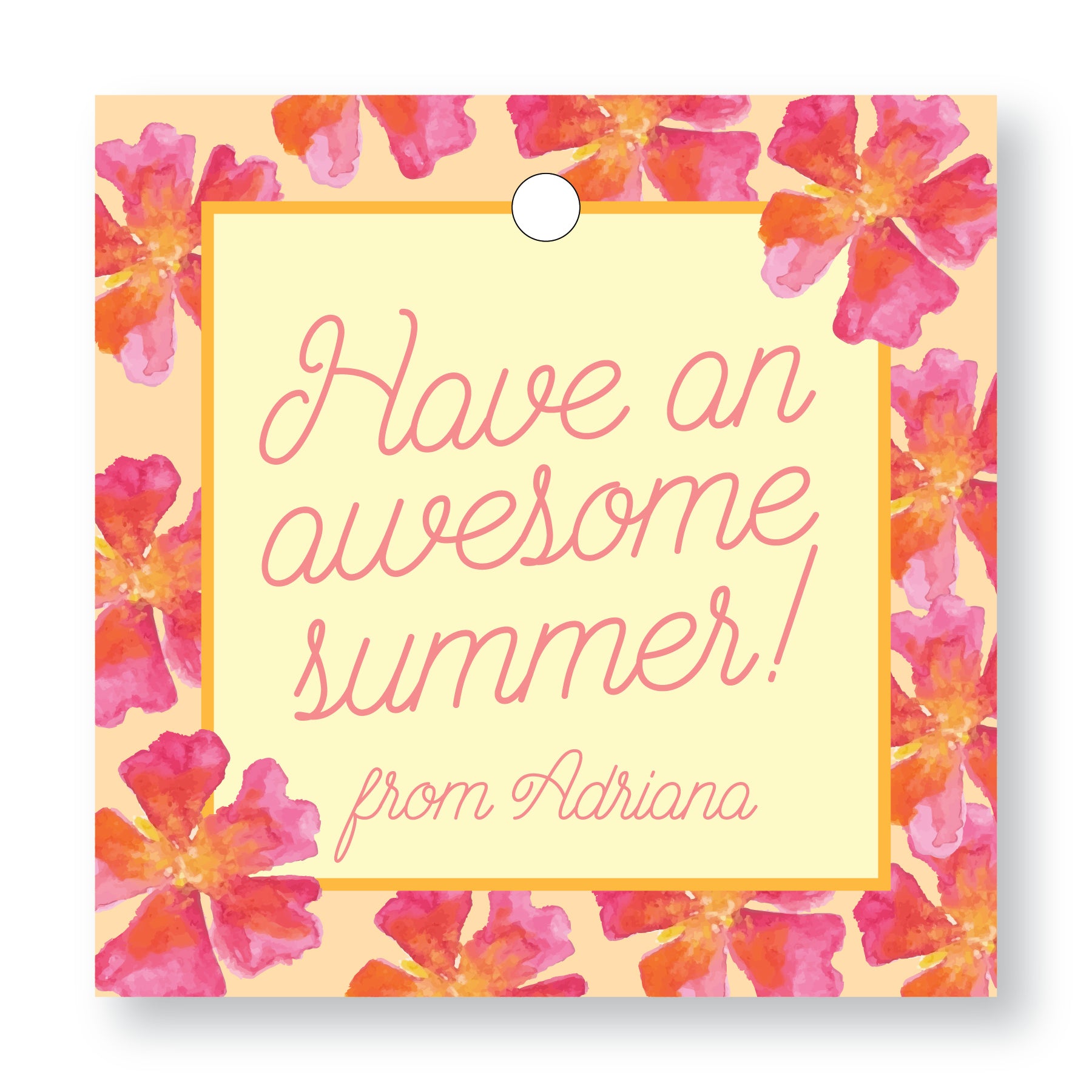 Customized Teacher Gift Tags
