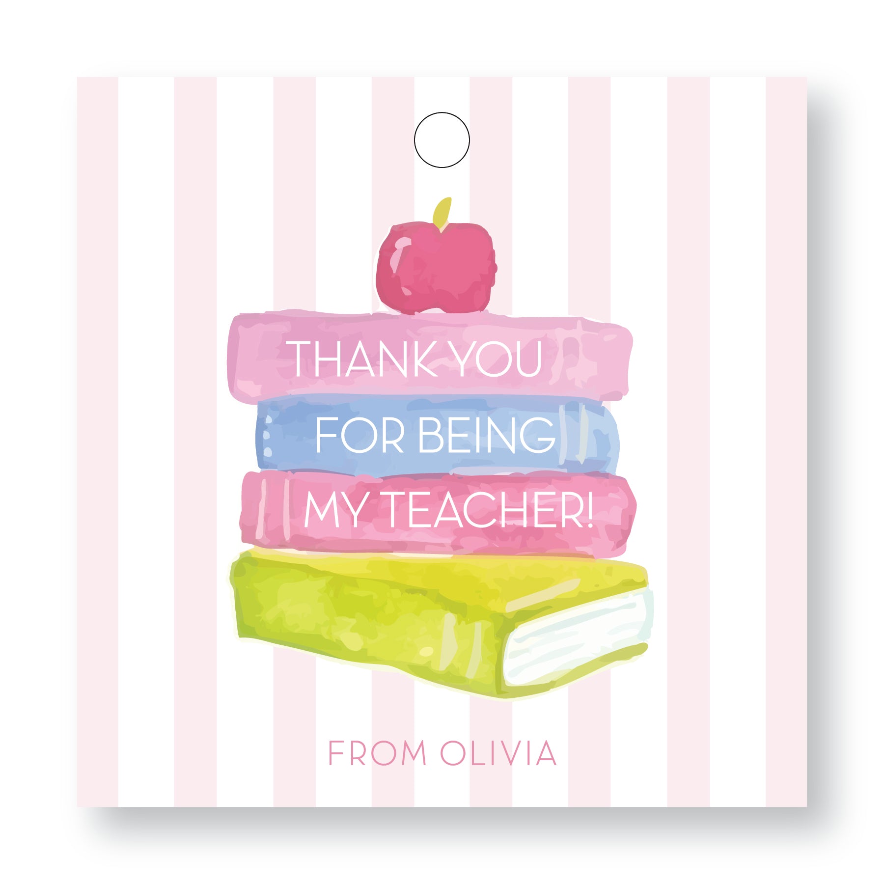Customized Teacher Gift Tags