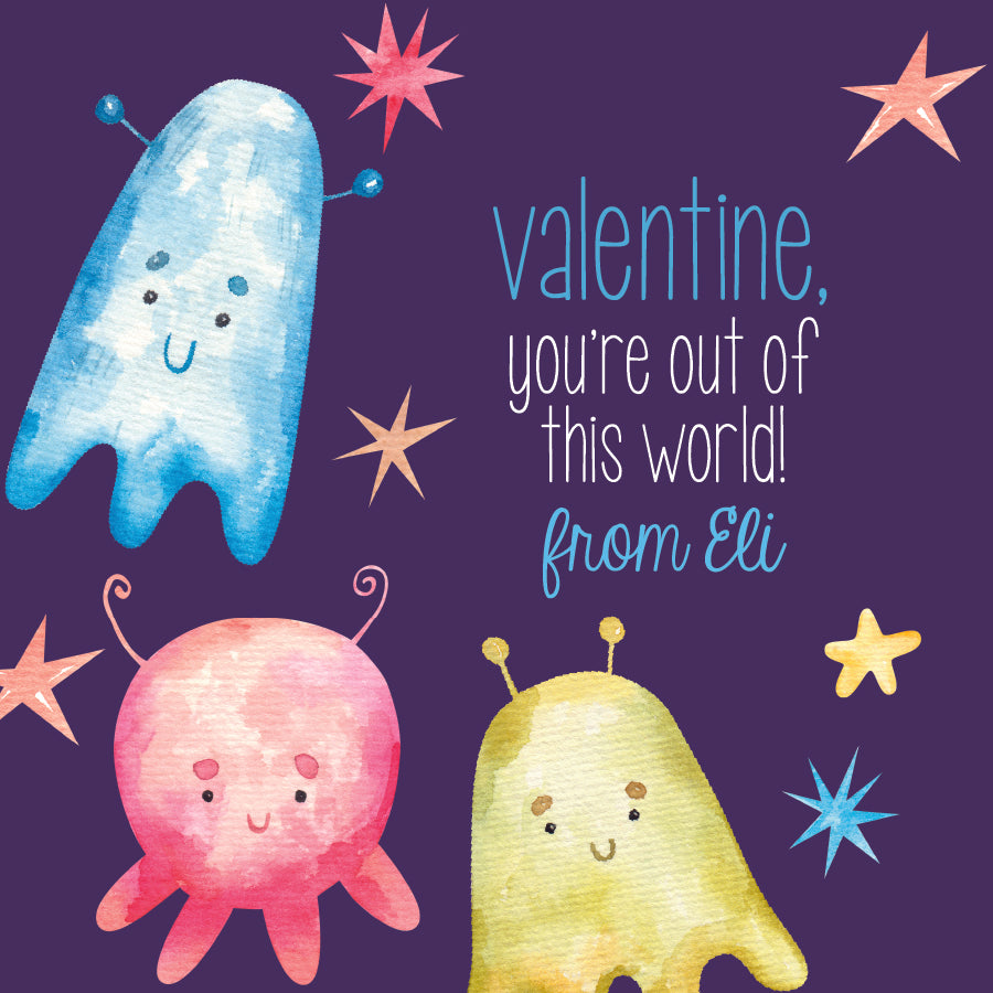 Out of this World Valentine Tag