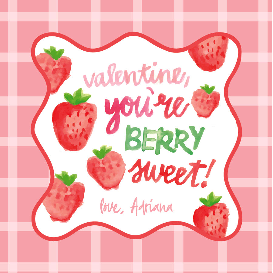 Berry Sweet Valentine Tag