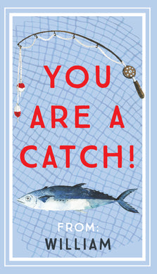 A Catch Valentine Gift Tag