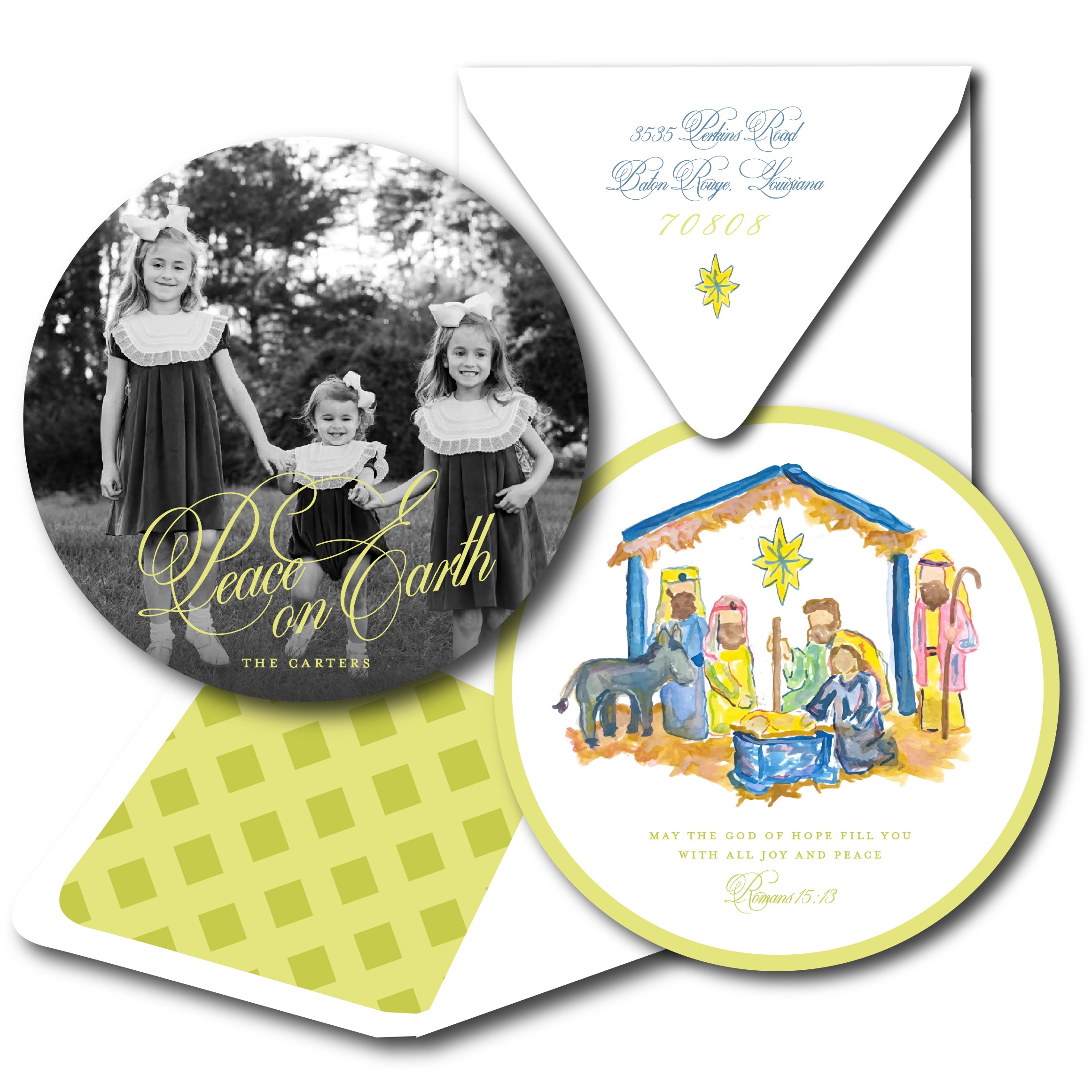 Nativity Circle Holiday Card