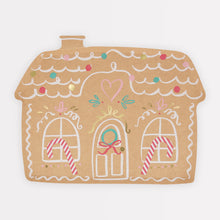 Load image into Gallery viewer, Gingerbread House Plates