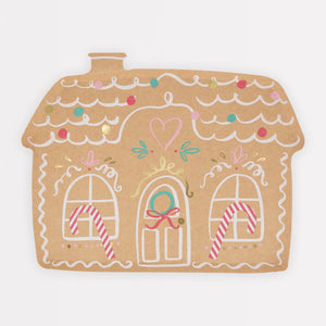 Gingerbread House Plates