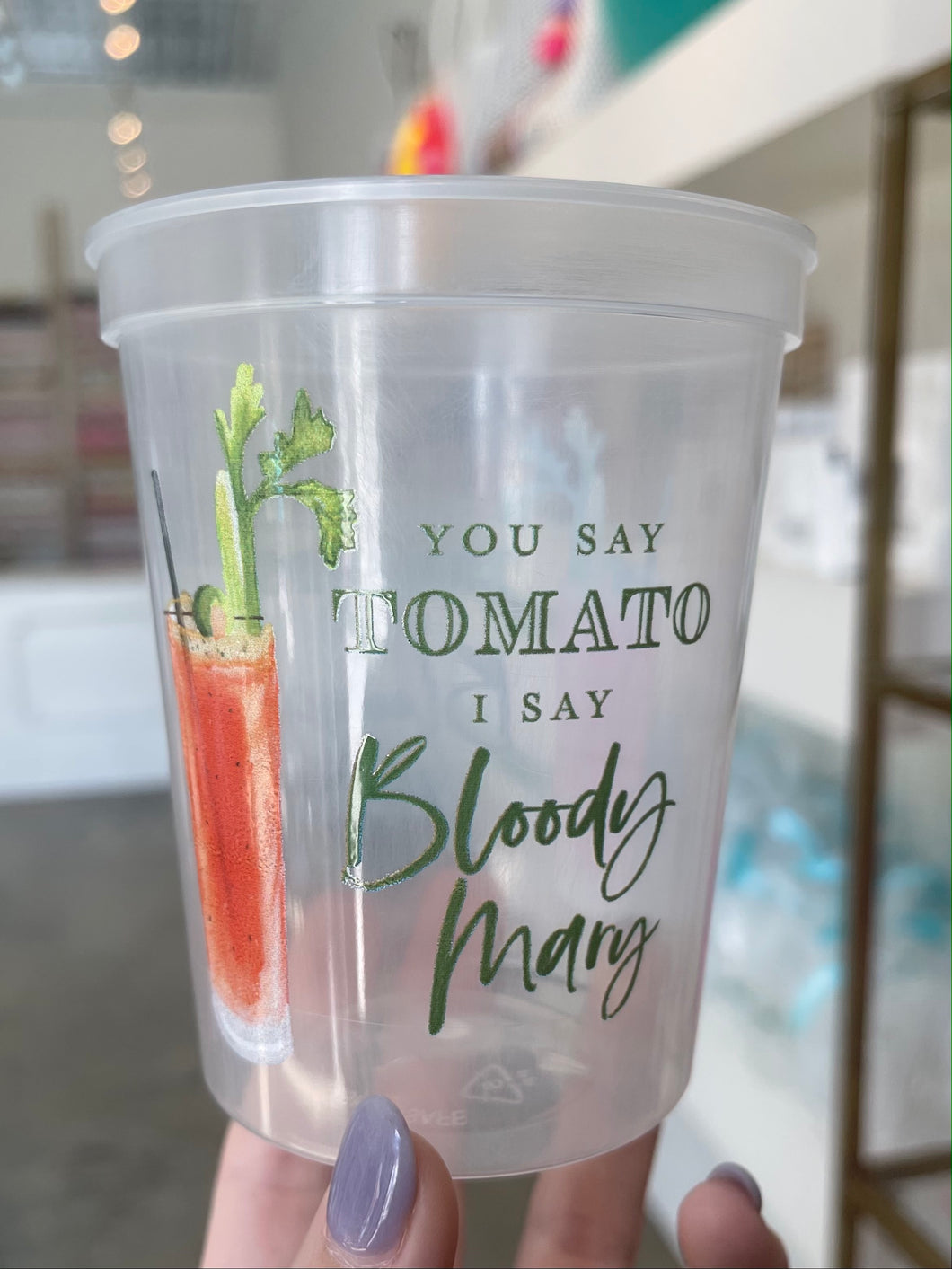 Bloody Mary Shatterproof Cups