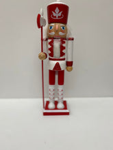 Load image into Gallery viewer, Red &amp; White Nutcracker