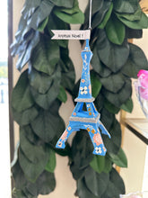 Load image into Gallery viewer, Floral Eiffel Tower Ornament