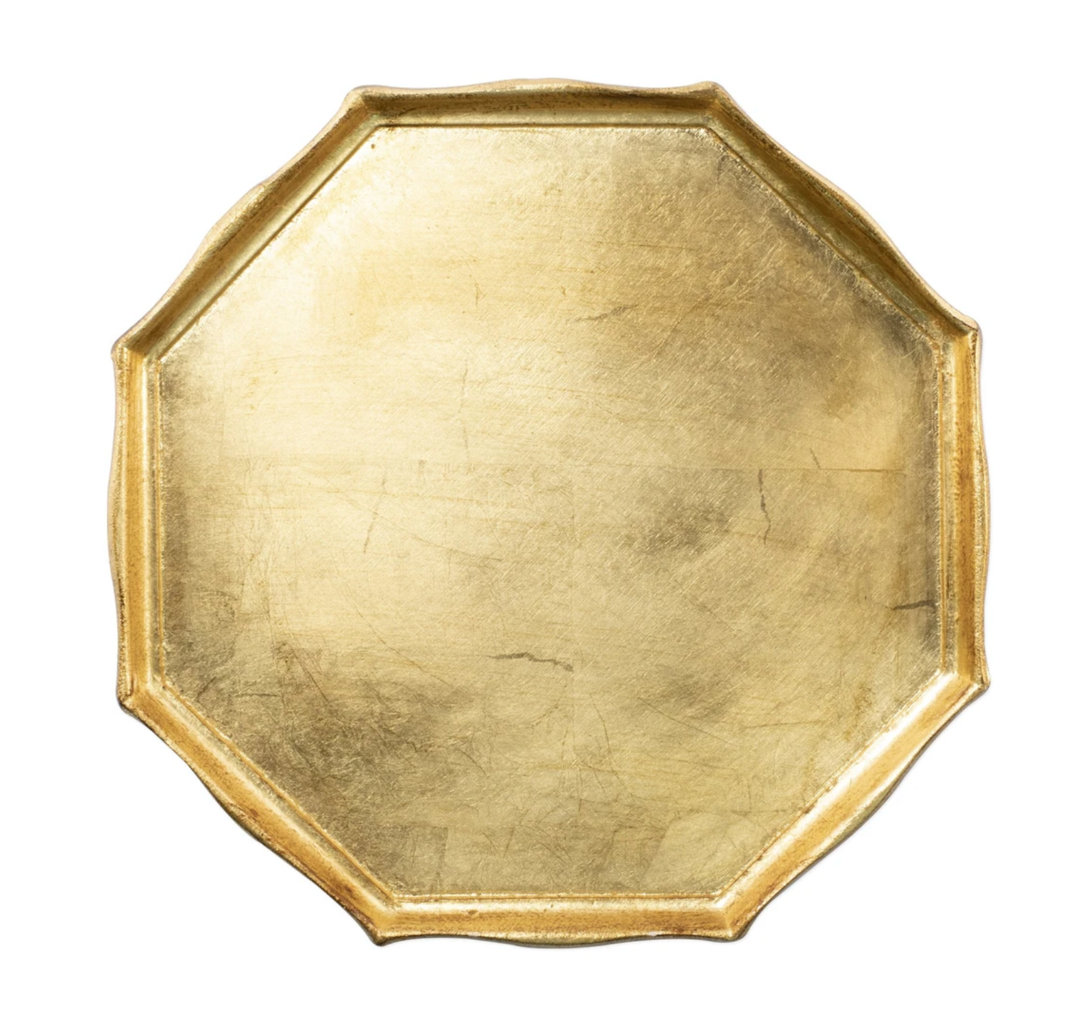 Gold Accessory Octogonal Tray